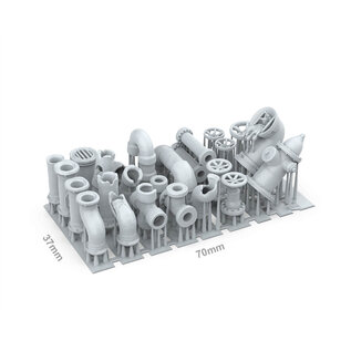 AK Interactive Basing Bits - Pipes