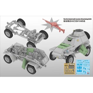 Lanmo Model Soviet BA-64B Light Armored Car - 1:35