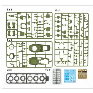 Lanmo Model Soviet BA-64B Light Armored Car - 1:35