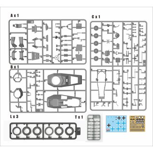Lanmo Model BA-64B(r) Light Armoured Car German Army - 1:35