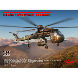 ICM Sikorsky CH-54A Tarhe with M-121 bomb - 1:72