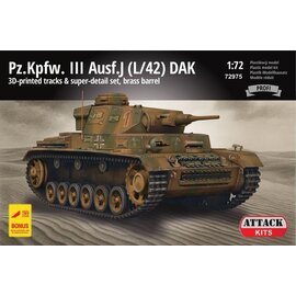 Attack Kits Attack - Pz.Kpfw. III Ausf.J (L/42) DAK - 1:72