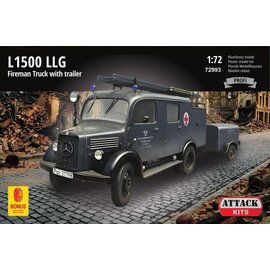 Attack Kits Attack - L1500 LLG Fire Truck with trailer - 1:72