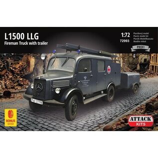 Attack Kits L1500 LLG Fire Truck with trailer - 1:72