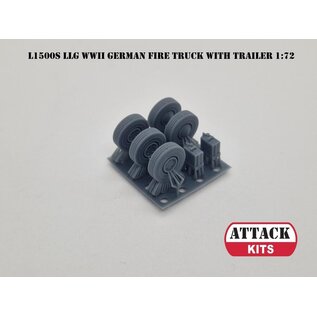 Attack Kits L1500 LLG Fire Truck with trailer - 1:72