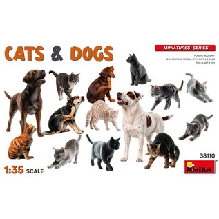 MiniArt Cats & Dogs - 1:35