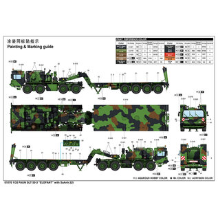 Trumpeter FAUN SLT 50-3 ELEFANT with SaAnh.52t - 1:35