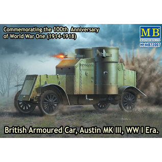 Master Box Austin Mk. III - British Armoured Car  WWI Era - 1:72