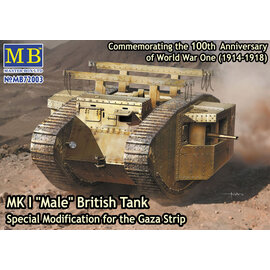 Master Box Master Box - British Mk.I "Male" Tank - Special modification for the Gaza strip - 1:72