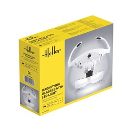 Heller Heller - Lupenbrille mit LED-Licht
