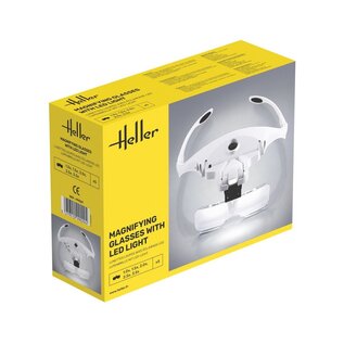 Heller Lupenbrille mit LED-Licht