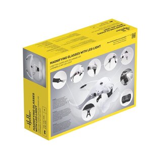 Heller Lupenbrille mit LED-Licht