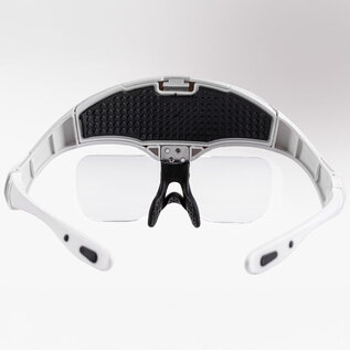 Heller Lupenbrille mit LED-Licht