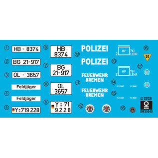 Das Werk VW Typ 181 "Kurierwagen" - Blue Light Version - 1:35