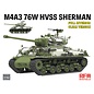 Ryefield Model M4A3 76W HVSS Sherman late - Full interior Clear Version - 1:35