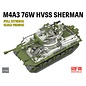 Ryefield Model M4A3 76W HVSS Sherman late - Full interior Clear Version - 1:35