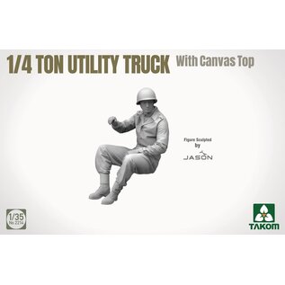 TAKOM 1/4 Ton Utility Truck with Canvas Top - 1:35