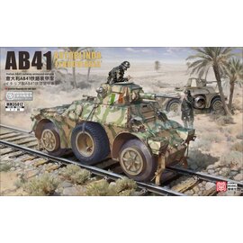 Lanmo Model Lanmo Model - Autoblindo AB41 "Ferroviaria" - Italian railway armored vehicle - 1:35
