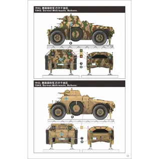 Lanmo Model Autoblindo AB40 "Ferroviaria" - Italian railway armored vehicle - 1:35