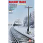 Lanmo Model Railway Track, Soviet Gauge - 480mm incl. Utility Poles - 1:35