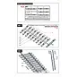 Lanmo Model Railway Track, European Gauge - 480mm incl. Utility Poles - 1:35