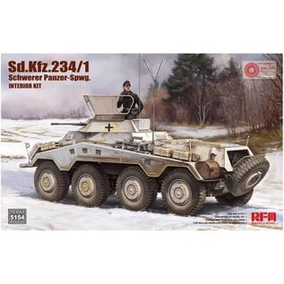Ryefield Model Sd.Kfz. 234/1 Schwerer Panzer-Spwg. with Interior Kit - 1:35