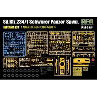 Ryefield Model Sd.Kfz. 234/1 Schwerer Panzer-Spwg. with Interior Kit - 1:35