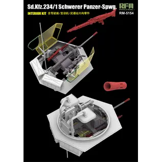 Ryefield Model Sd.Kfz. 234/1 Schwerer Panzer-Spwg. with Interior Kit - 1:35
