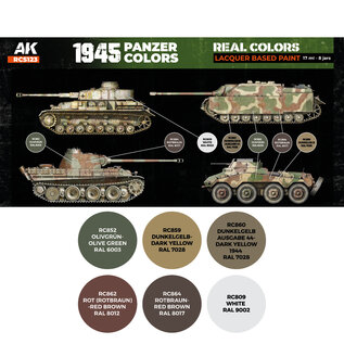 AK Interactive Real Color Set - 1945 Panzer Colors
