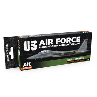 AK Interactive Real Color Set - US Air Force & ANG Modern Aircraft Colors