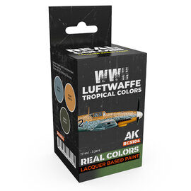 AK Interactive AK Interactive - Real Color Set - WWII Luftwaffe Tropical Colors