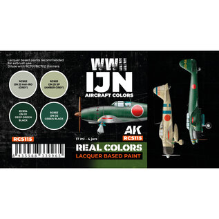 AK Interactive Real Color Set - WWII IJN Aircraft Colors