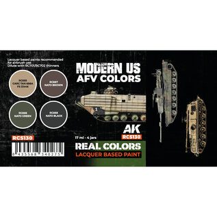 AK Interactive Real Color Set - US Army Modern AFV Colors