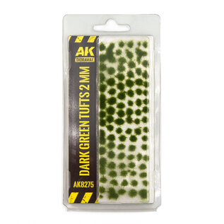AK Interactive Dark Green Tufts 2mm