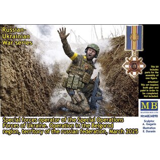 Master Box Russian-Ukrainian War series. Special forces operator. Belgorod region, territory of the russian federation, March 2025  - 1:24