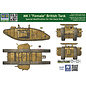 Master Box British Mk.I "Female" Tank - Special modification for the Gaza strip - 1:72