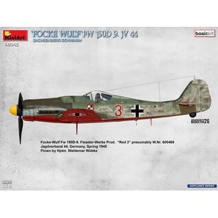 MiniArt Focke-Wulf Fw 190D-9 - JV 44 "Sachsenberg Schwarm" Basic Kit - 1:48
