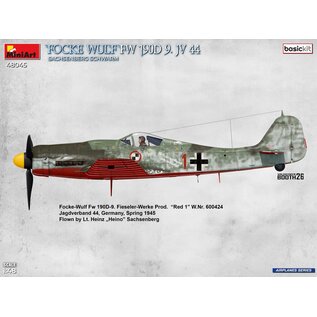 MiniArt Focke-Wulf Fw 190D-9 - JV 44 "Sachsenberg Schwarm" Basic Kit - 1:48