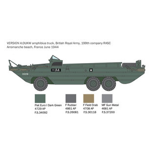 Italeri DUKW 2½t GMC Truck Amphibious Version - 1:35