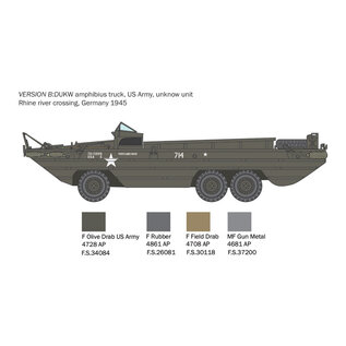 Italeri DUKW 2½t GMC Truck Amphibious Version - 1:35