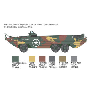 Italeri DUKW 2½t GMC Truck Amphibious Version - 1:35