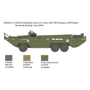 Italeri DUKW 2½t GMC Truck Amphibious Version - 1:72