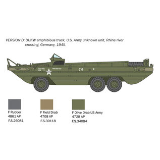 Italeri DUKW 2½t GMC Truck Amphibious Version - 1:72