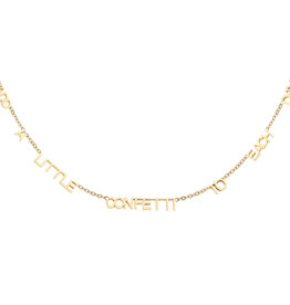 Gouden ketting Add a little confetti to each day