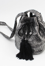 Crossbody tas Shanley zwart/zilver