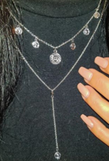 Zilveren ketting Coin&Layer