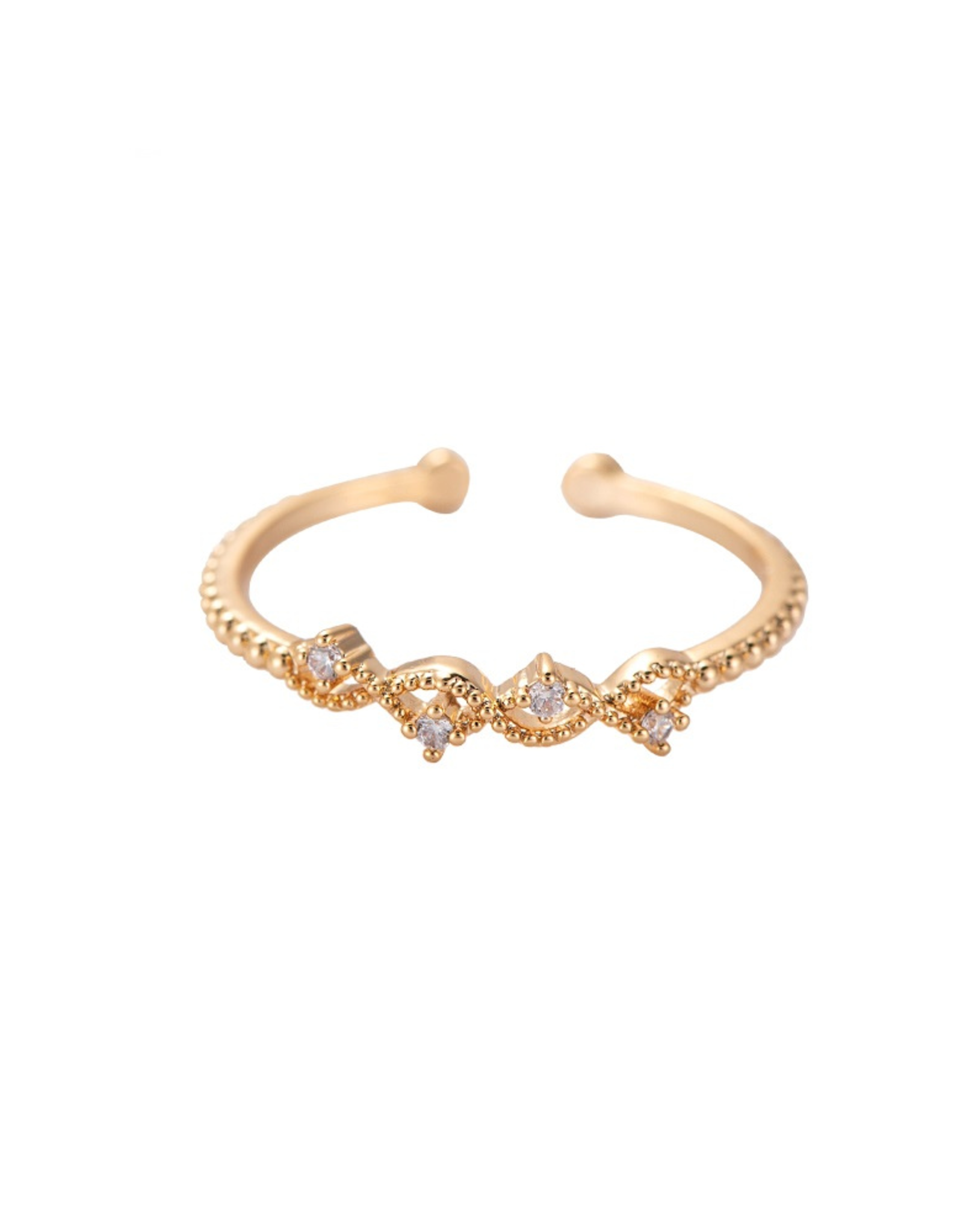 Gouden ring Brianna
