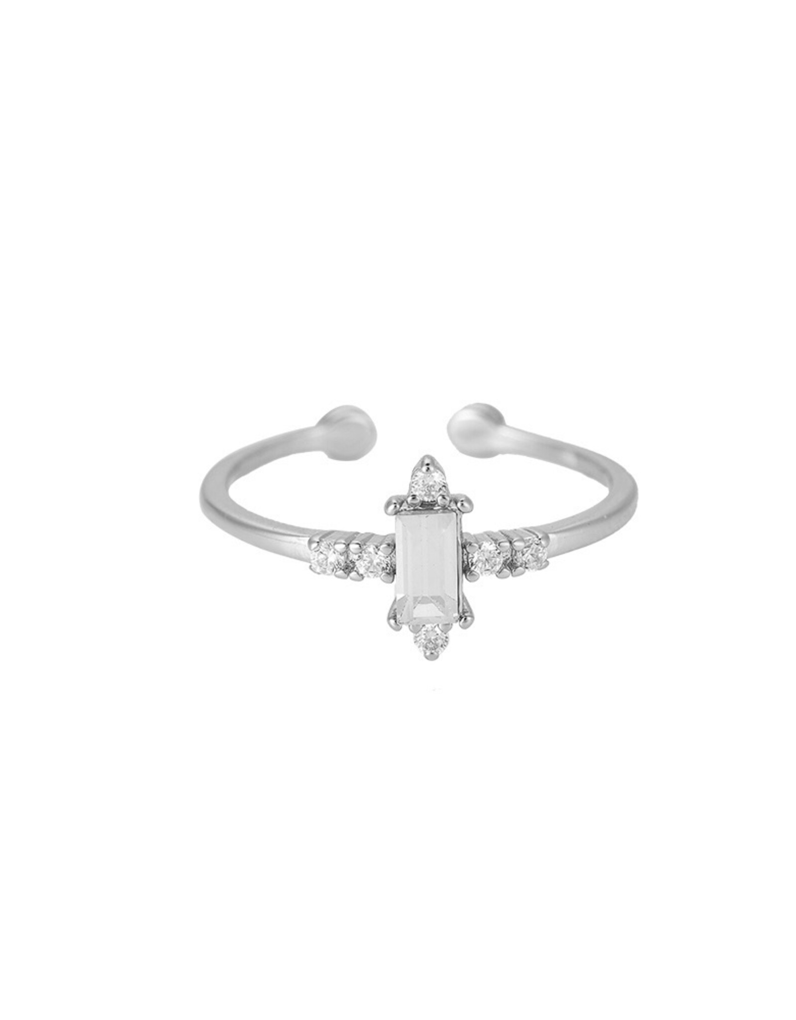 Zilveren ring Jenn