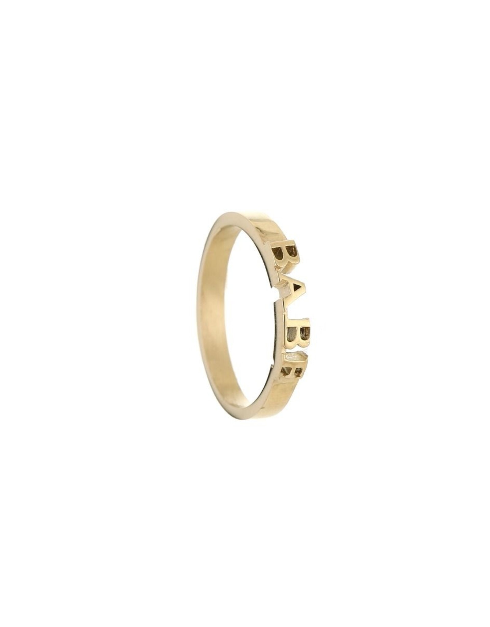 Gouden ring Babe