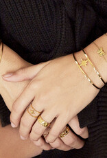 Gouden ring Star